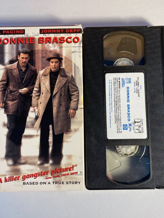 Goodfellas & Donnie Brasco VHS Bundle Mob Mafia True Story Movie Lot - Picture 2 of 5